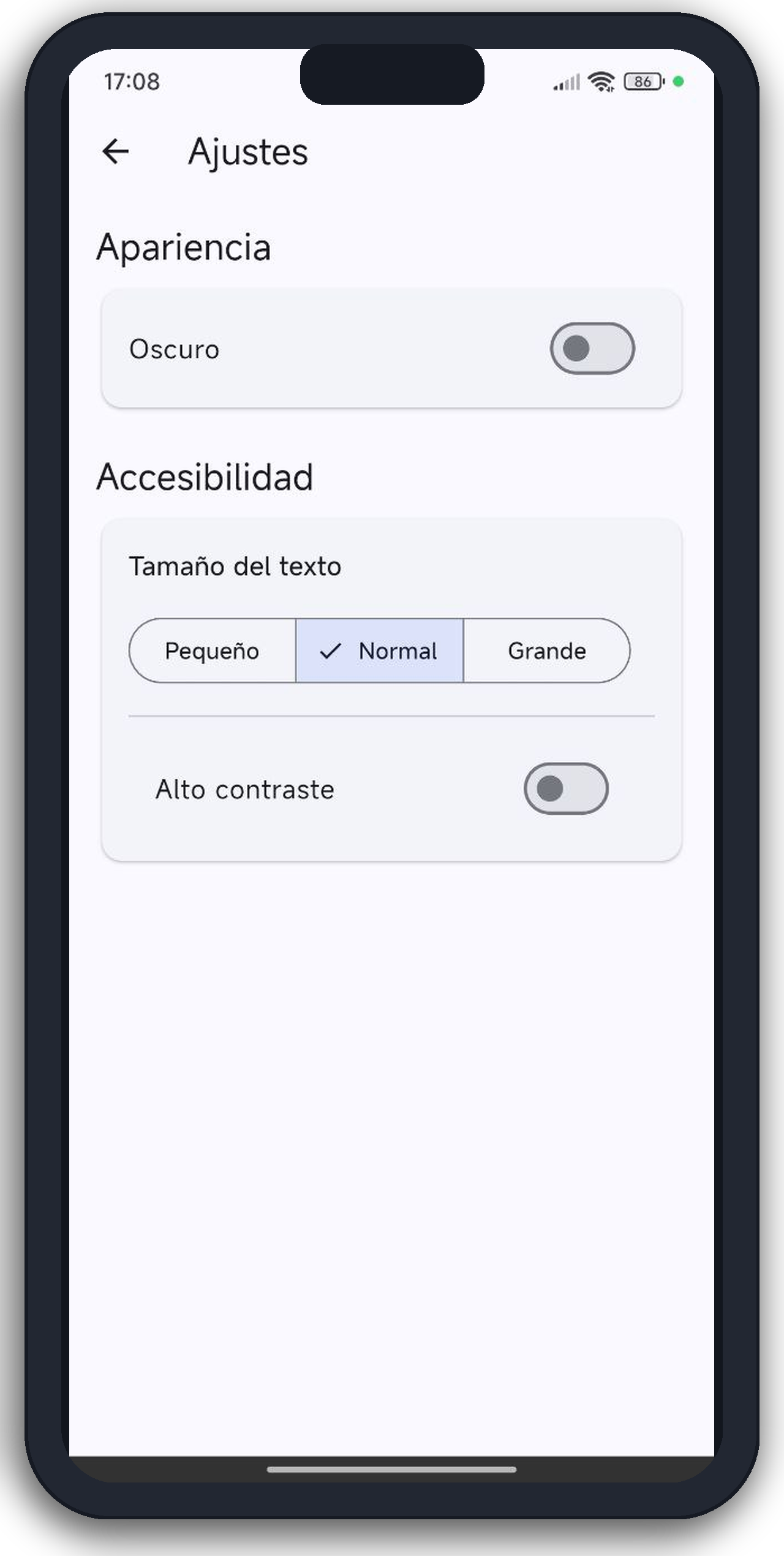 DiaBalance interface screenshot 3